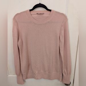 Everlane Soft Pink 100% Cotton Crew Neck Sweater Size L